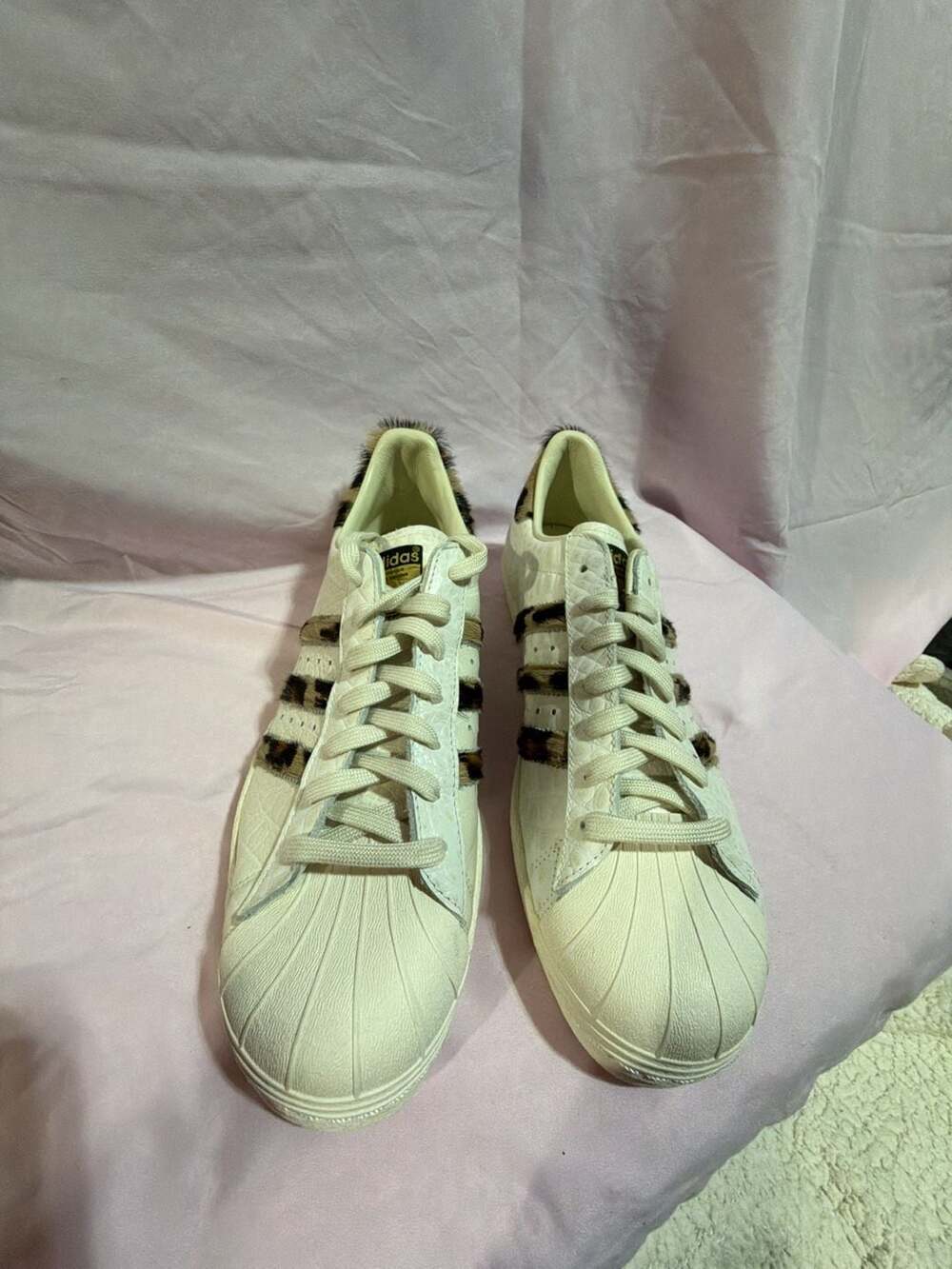 Adidas Superstar Animal Print Alligator Skin Sneakers